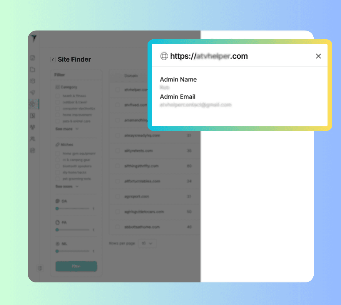 Verified contact details — no Hunter.io needed.